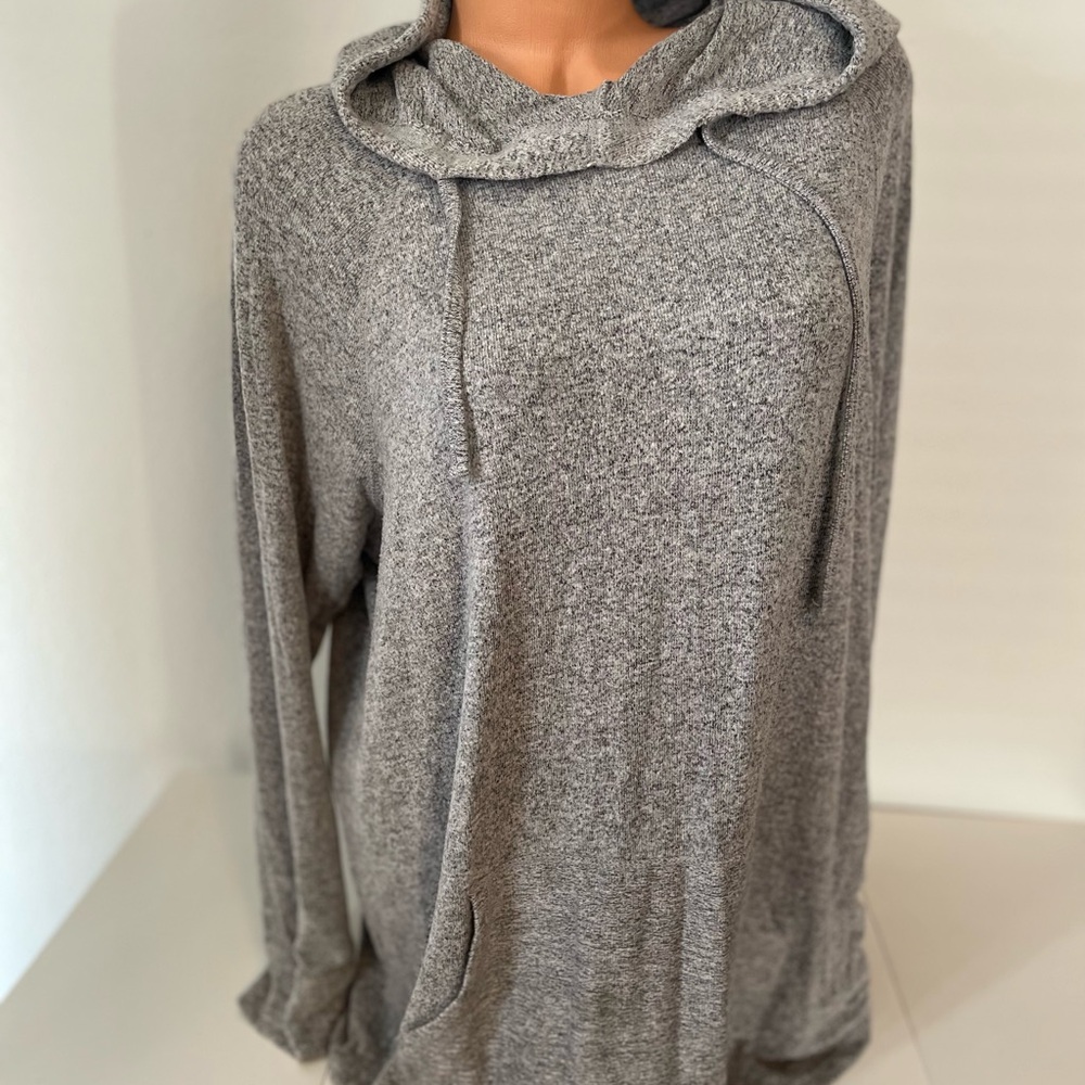 Torrid Heather Gray Cowl Neck Sweater